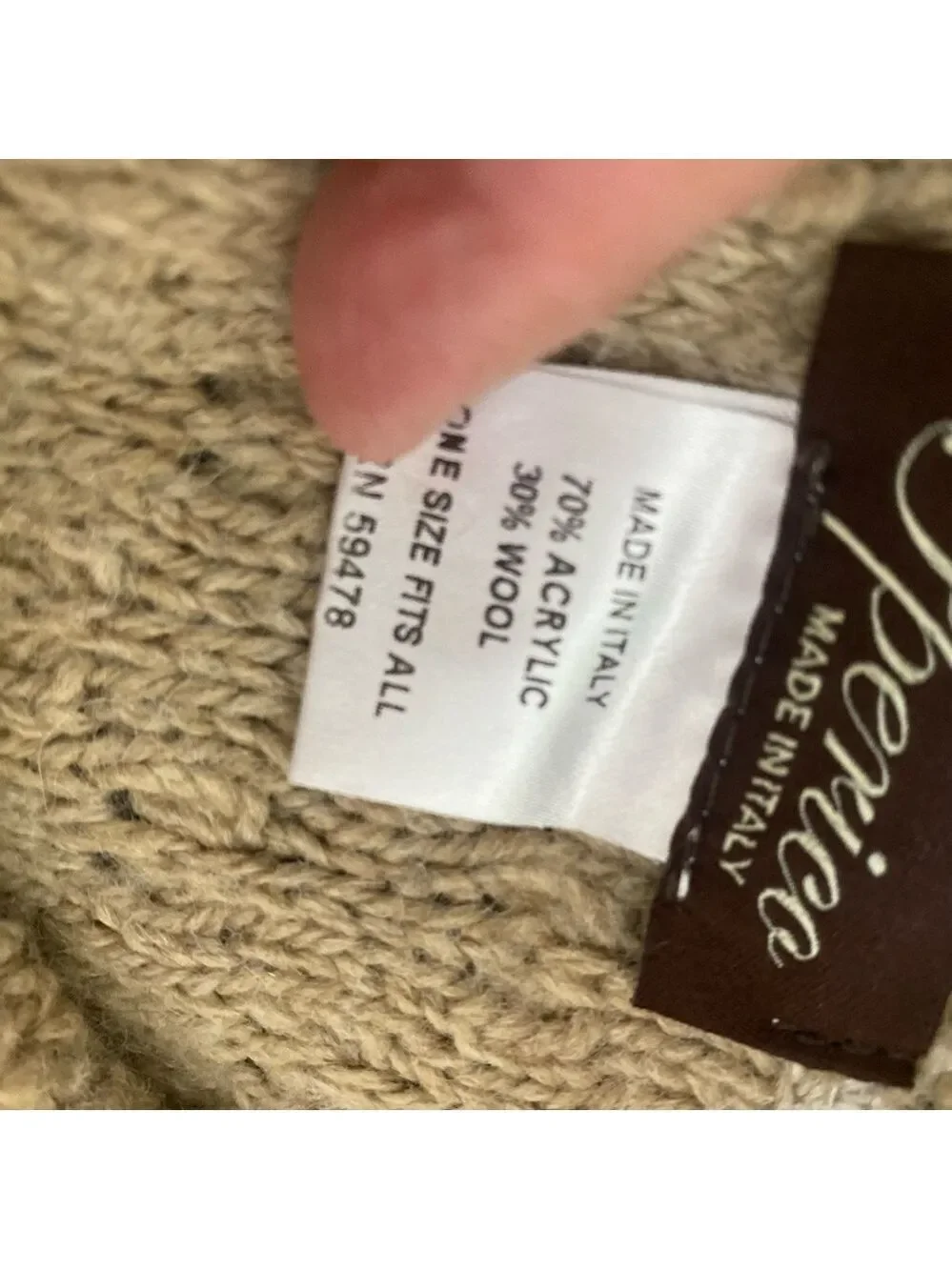Wool-Blend Cowl Neck Knit Sweater Poncho – OS – Jperico Made in Italy